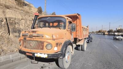  توقیف کامیون با خلافی ۶۷ میلیون تومانی