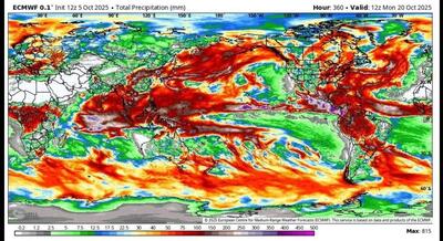  مقایسه بارندگی یک ماه اخیر در کل جهان و ایران! + عکس