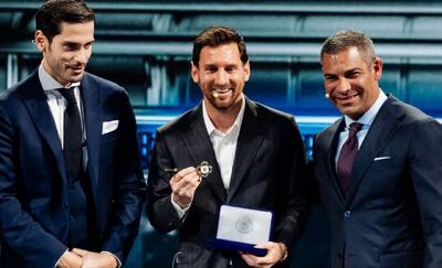  لیونل مسی «کلید شهر میامی» را دریافت کرد / عکس