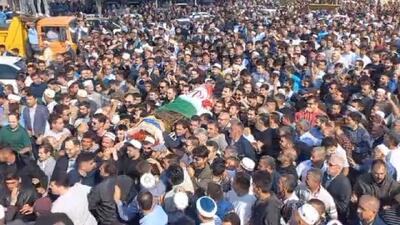  تشییع پیکر جوان نامدار والیبال ایران در گلستان