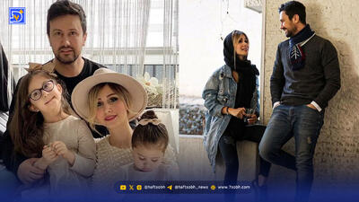  خلوت عاشقانه همسر باسلیقه شاهرخ استخری به صرف چای و تنقلات