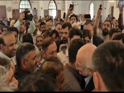  استقبال مردم کراچی از قالیباف