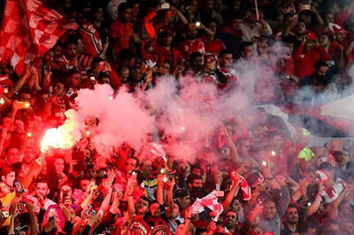  کری سنگین هوادار پرسپولیس برای استقلال