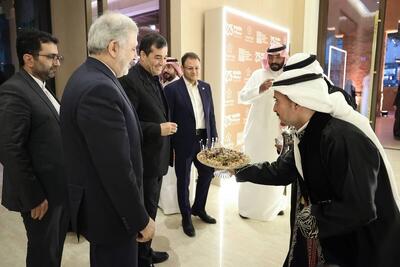  حضور احمد دنیامالی در ضیافت شام همتای سعودی