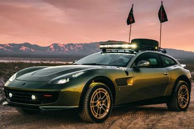  تبدیل فراری GTC4 لوسو به شاسی‌بلند آفرود با موتور V12!