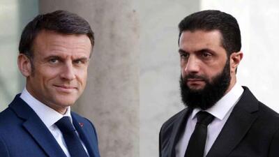  درخواست مهم ماکرون از الجولانی+ جزئیات