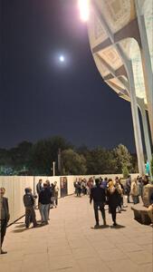  عکس/ حصار کشی محوطه تئاتر شهر | اقتصاد24