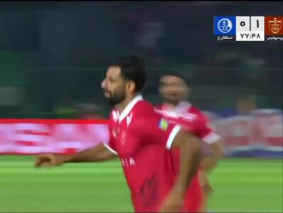  ویدیو | تیر خلاص کنعانی‌زادگان به استقلال خوزستان /  گل دوم پرسپولیس از روی نقطه پنالتی