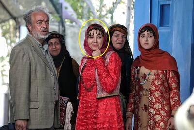  استایل ندا قاسمی «شیرین» نون خ با شلوار راه‌راه، همه را شوکه کرد!