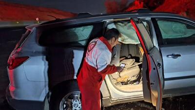  واژگونی خودروی آئودی با ۱۰ مصدوم عراقی