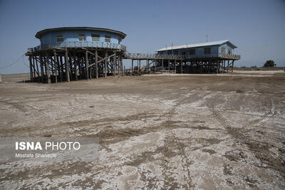  ببینید / ویدیویی تامل برانگیز از عقب نشینی آب دریای مازندران طی چند سال اخیر