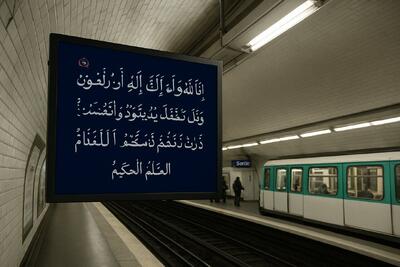  پخش آیات قرآن در متروی پاریس/ نماد آزادی بیان یا چالش فرهنگی در قلب اروپا؟ 