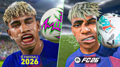  مقایسه جزئیات گرافیکی بازی EA FC 26 و eFootball 2026؛ از واکنش بازیکنان و تماشاگران تا مدل‌های مختلف شوت زدن - پارس فوتبال