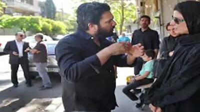  فیلم / تیپ و استایل خانم بازیگران در حضور کم‌نظیر بازیگران در مراسم ختم پدر حامد بهداد / از نیکی کریمی تا لیلا حاتمی از باران کوثری تا ....