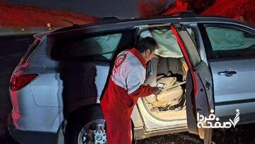  مصدومیت ۱۰ عراقی با واژگونی خودروی آئودی در ایلام