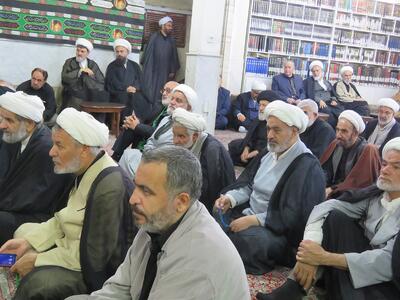  تصاویری از مجلس عزای حضرت فاطمه (س) در دفتر مرحوم آیت الله العظمی صانعی