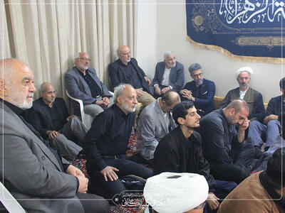 تصاویر: مراسم عزاداری فاطمیه در بیت مرحوم آیت الله صافی گلپایگانی