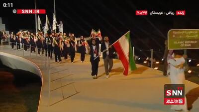  شرکت کاروان ایران در افتتاحیه بازی همبستگی کشور‌های اسلامی + فیلم