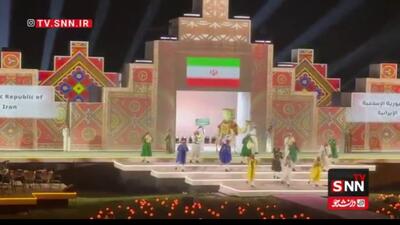  رژه کاروان جمهوری اسلامی ایران در مراسم افتتاحیه ششمین دوره بازیهای همبستگی اسلامی