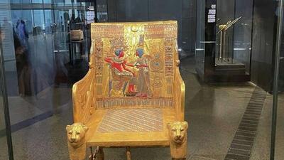  تصاویری از درون تالار توت‌عنخ‌آمون، مشهورترین تالار موزه بزرگ مصر