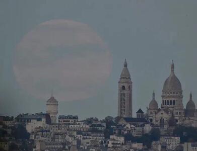  عکس | طلوع بزرگترین ابرماه در نقاط مختلف جهان