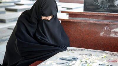  مادر شهید قیام‌علی احمدی به فرزند شهیدش پیوست