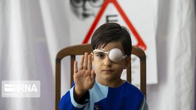  درمان بیش از ۱۳ هزار مورد تنبلی چشم در کودکان