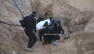  القسام جسد اسیر صهیونیست را پس از ۱۱ سال از تونل بیرون آورد