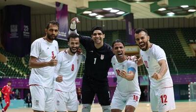  پیروزی فوتسال ایران مقابل تاجیکستان