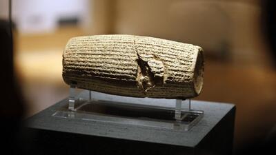  منشور کوروش نخستین سند مکتوب حقوق بشر شناخته شد