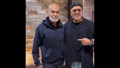  تصویر جدید جمشید هاشم‌پور کنار بهرنگ علوی (فیلم)