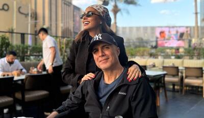  قاب عاشقانه اوزجان دنیز با زن ایرانی‌اش در ترکیه