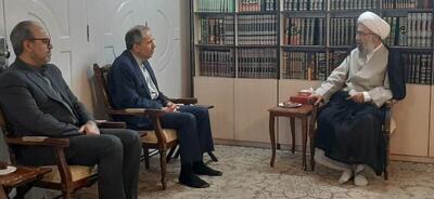  معاون وزیر امور خارجه با آیت الله مروی دیدار کرد