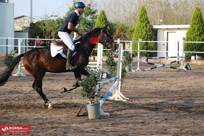  ششمین دوره رقابت‌های پرش با اسب گیلان + عکس