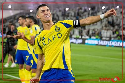  گلزنی رونالدو در دیدار النصر مقابل نئوم در لیگ عربستان