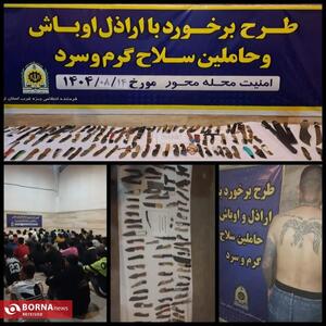  پاتک پلیس به اوباش و حاملان سلاح سرد در غرب استان تهران