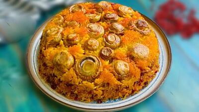  طرز تهیه قارچ پلو گیاهی غذایی ساده، سالم و خوش طعم