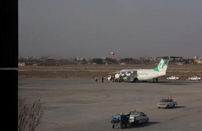  سانجه برای هواپیمای فوکر ۱۰۰ آسمان در فرودگاه مشهد + تصویر