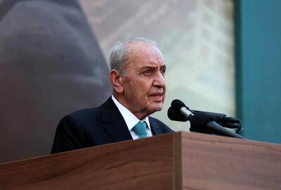  رئیس پارلمان لبنان: عادی‌سازی با اسرائیل محال است