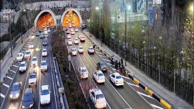  هر دو مسیر تونل رسالت امشب مسدود است