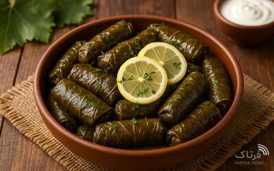  طرز تهیه دلمه برگ مو مجلسی؛ دستور کامل به سبک شیرازی و تبریزی