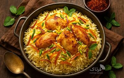  طرز تهیه شیرازی پلو به سبک مادربزرگ‌ها؛ عطر بهار نارنج در سفره شیرازی‌ها