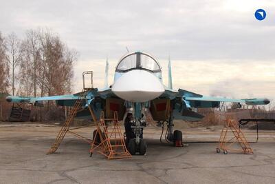  جنگنده‌های جدید تهاجمی سوخو Su-34M فولبک در کارخانه  + تصاویر