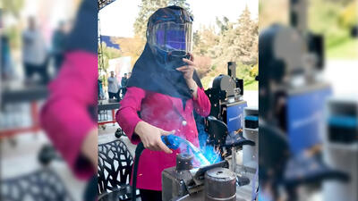  فکر نکن کلاه گذاشتم موتورسواری کنم؛ اومدم جوشکاری یاد بگیرم!