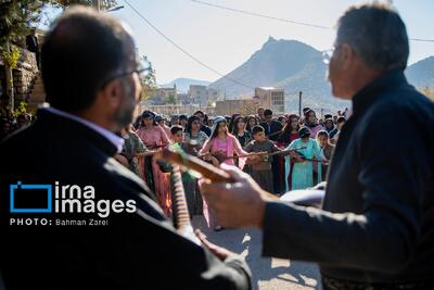  آیین «خاونکار» و نغمه تنبور روستای «توت‌شامی»