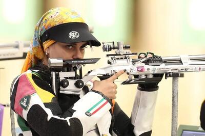  پایان کار نمایندگان ایران در تفنگ ۱۰ متر/ نجمه خدمتی چهل و پنجم شد