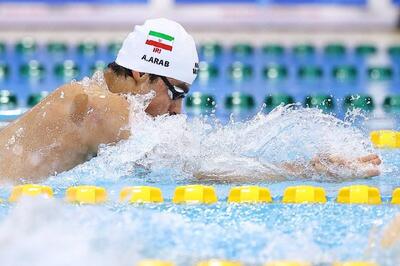  درخشش شناگر اصفهانی در استخر بن‌فهد ریاض / افقری در جمع فینالیست‌های بازی‌های همبستگی