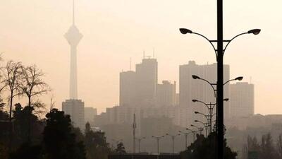  وضعیت آلودگی هوای تهران در اولین روز هفته