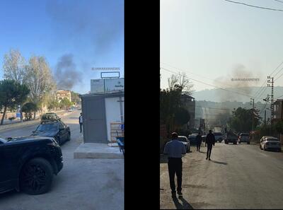  حمله هوایی رژیم صهیونیستی به جنوب لبنان + عکس ها