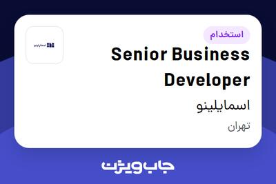 استخدام Senior Business Developer در اسمایلینو